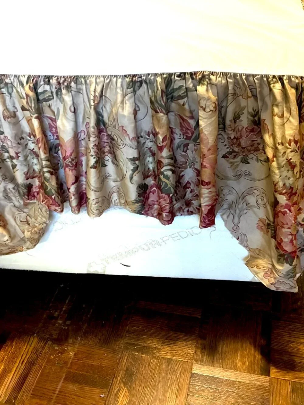 Rare VTG Ralph Lauren Guinevere Twin Bed Skirt Dust Ruffle, ‘90s